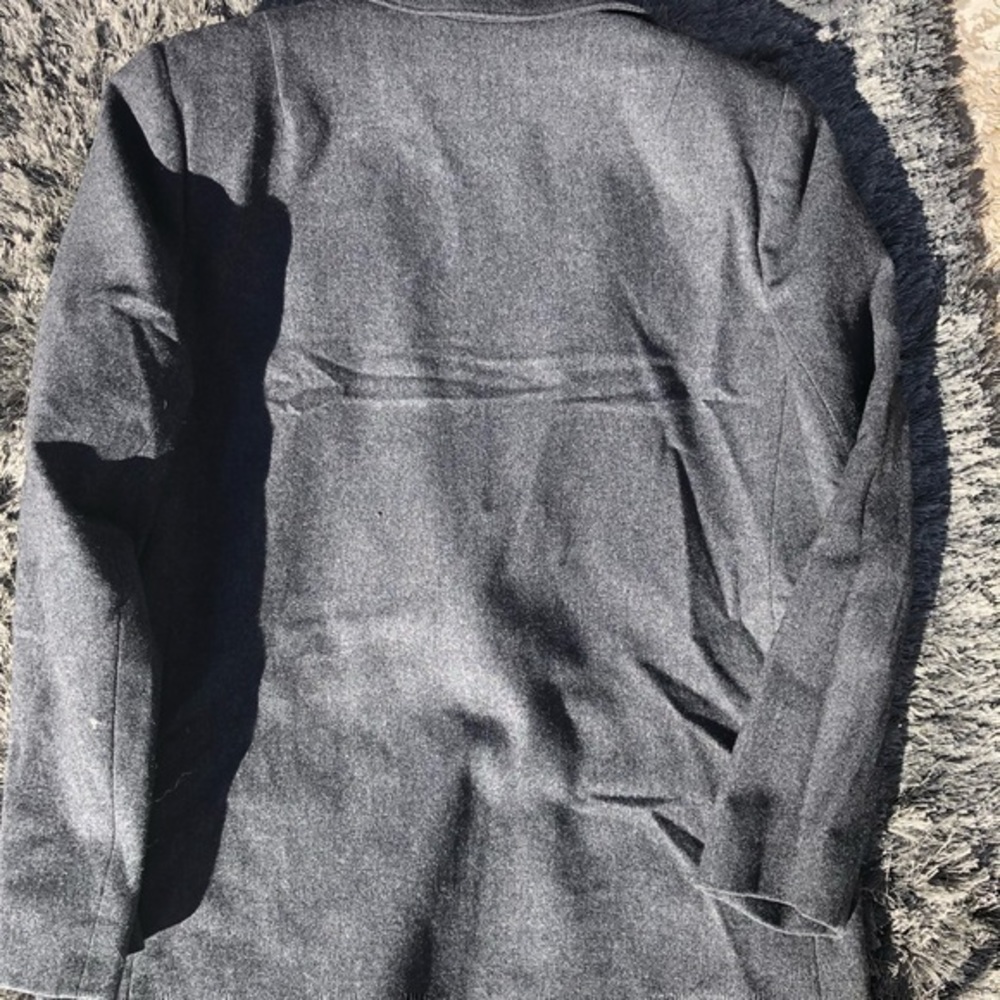 Pendelton 100%Wool Grey Single Button Blazer Size… - image 6